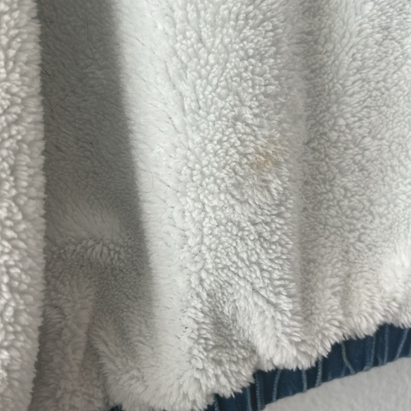 Cat & Jack Girls Denim Bomber Jacket - XL 14 - Picture 6 of 8